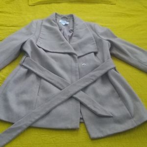 Classic, Chic, Camel coat with tie-waist